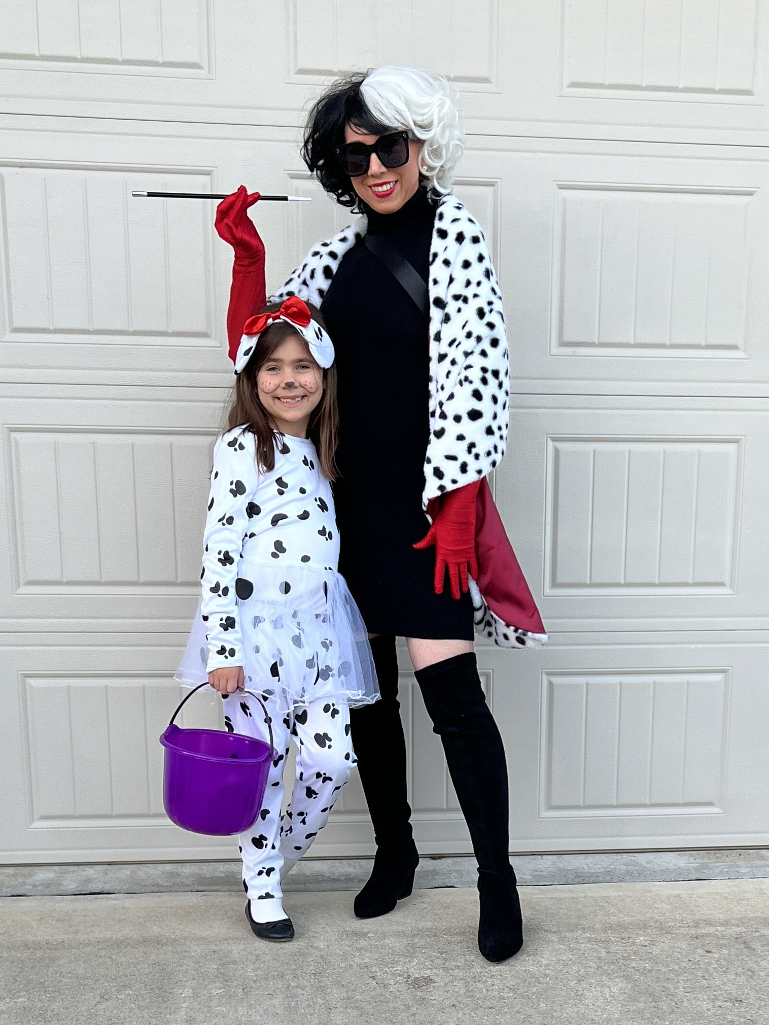 Halloween costumes / Family costume idea 

Cruella and Dalmatian 

Linked similar Dalmatian costumes for kids and I wore a black dress that I already had and paired with the exact items linked below! 

#LTKKids #LTKFamily #LTKHalloween