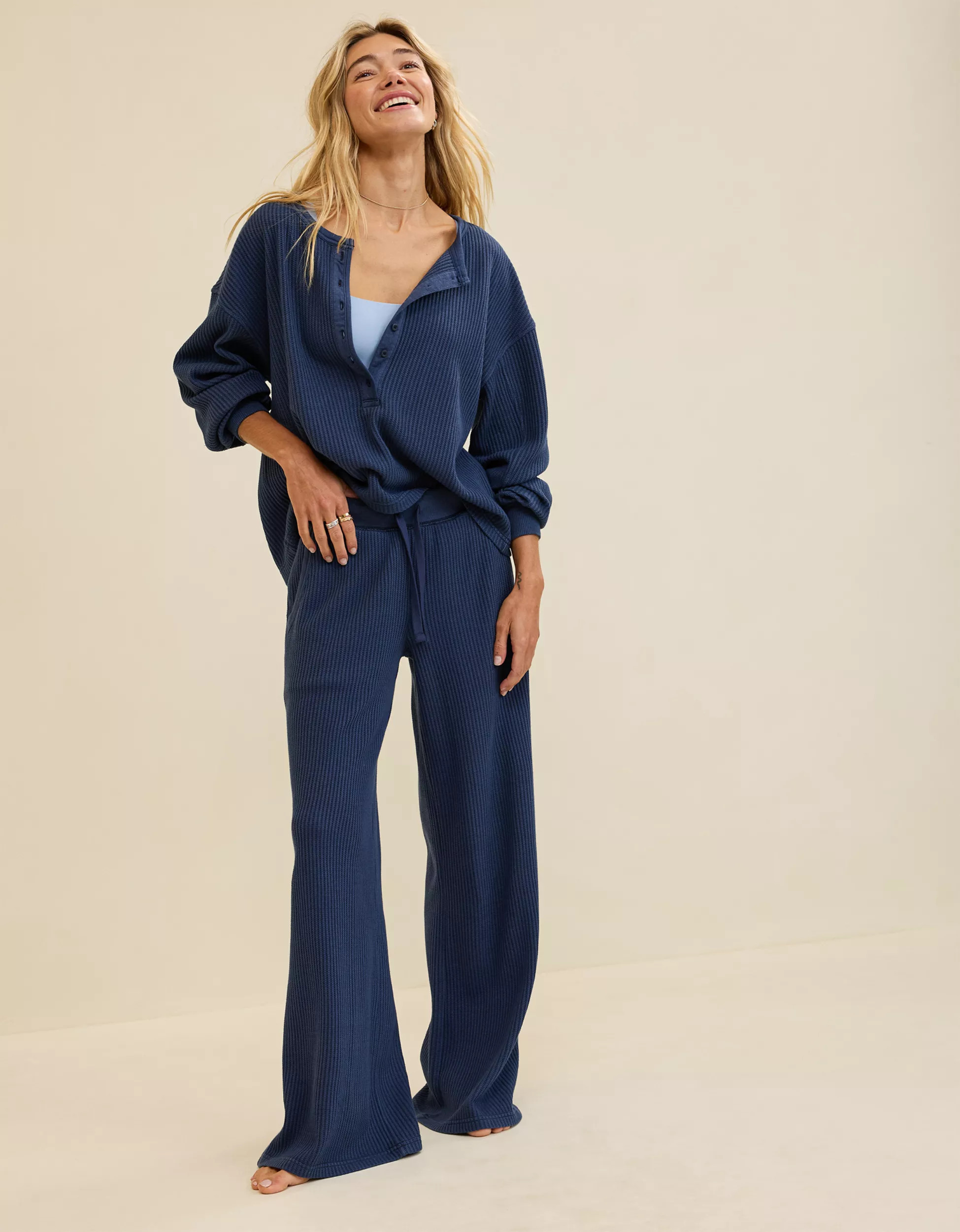 Aerie Waffle Trouser | Aerie