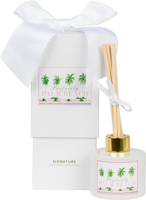Signature Diffuser - Ocean Mist & Citrus Scent, 4.25 Oz Natural Reed Diffuser for Home Fragrance,... | Amazon (US)