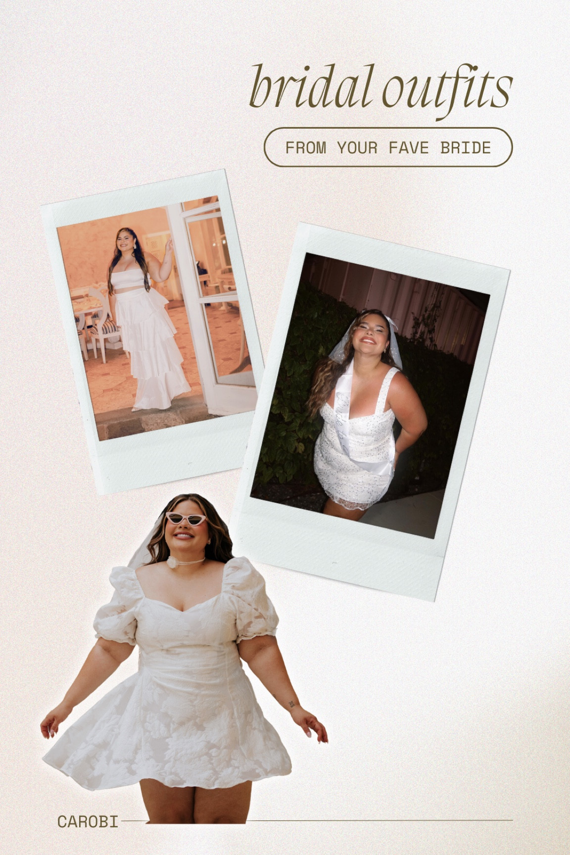 carobis bridal outfits 🤍👰🏼‍♀️

#LTKstyletip #LTKplussize #LTKwedding