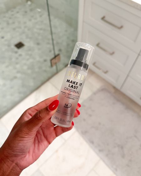
#ad Love this Milani setting spray! It has up to 24 hour wear, sweatproof and waterproof, so my makeup lasts all day! Available at @target! ✨ @milanicosmetics #milanicosmetics #targetpartner #GRWMilani #SetWithMilani 

#LTKFindsUnder50 #LTKBeauty
