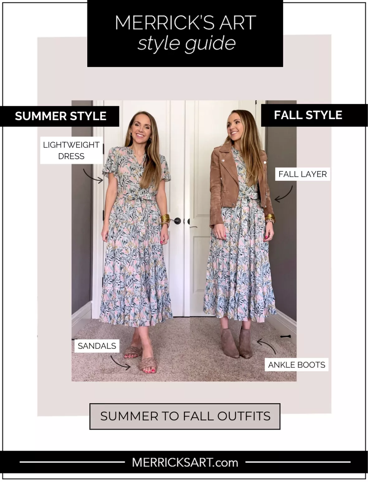 How to Wear a Midi Dress in the Fall - Merrick's Art