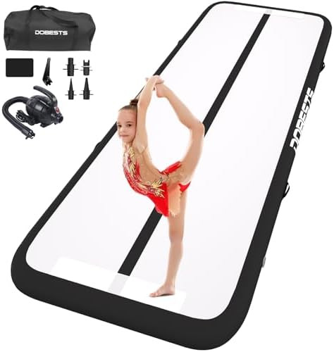 DOBESTS Gymnastics Mat Inflatable Tumble Track Tumbling Mat 6.6ft/10ft/13ft/16ft/20ft,for Home Us... | Amazon (US)