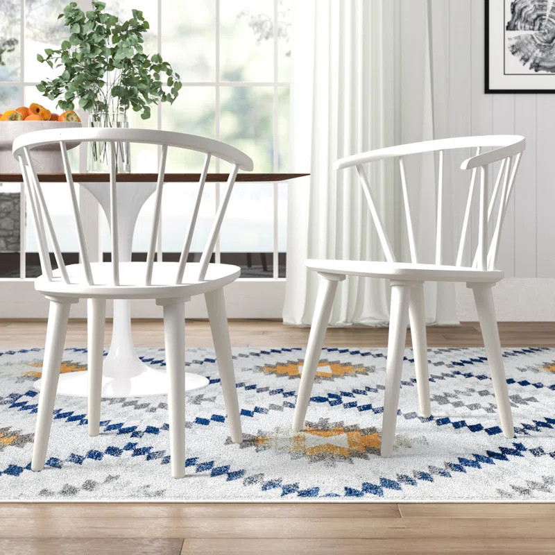 Sheffield Solid Wood Windsor Back (Set of 2) | Wayfair North America