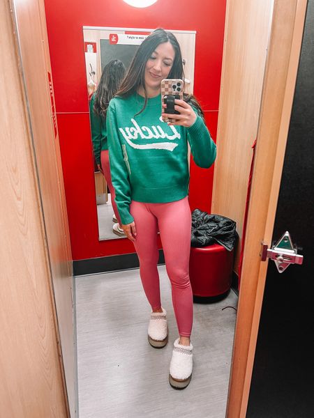 Green Lucky 🍀 Sweater 

#LTKfindsunder50 #LTKSeasonal #LTKshoecrush