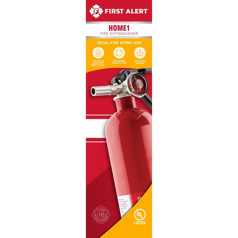 First Alert HOME1 Multipurpose ABC Rechargeable Fire Extinguisher | Target