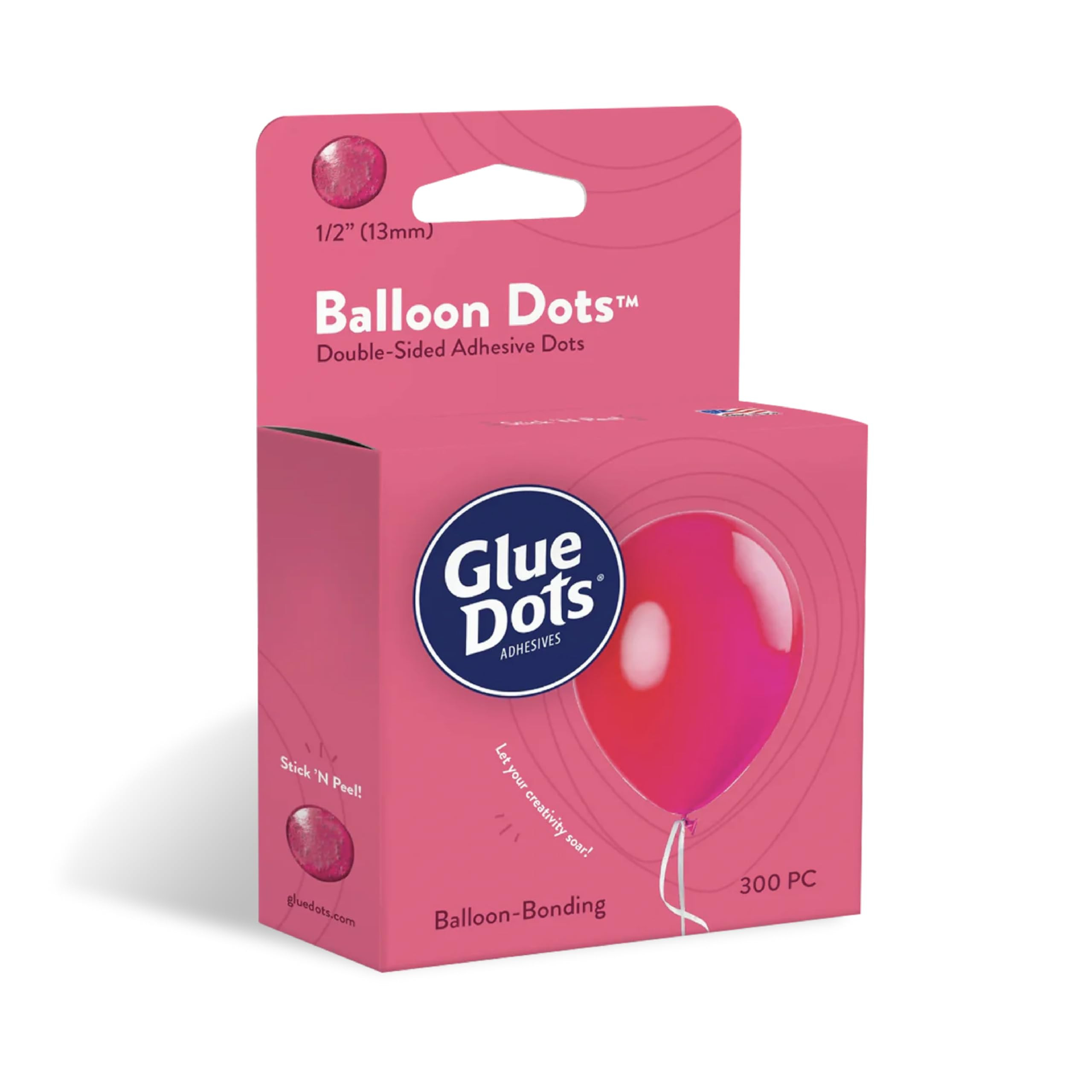 Glue Dots, Balloon Dots, Double-Sided, 1/2", 300 Dots, DIY Balloon Arch Decoration, Glue Tape for... | Amazon (US)