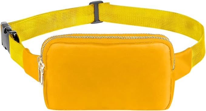 Women Waist Bag Fanny Bag Waterproof Chest Pack with Adjustable Belt Fashion Hip Bum Bag for Runn... | Amazon (US)