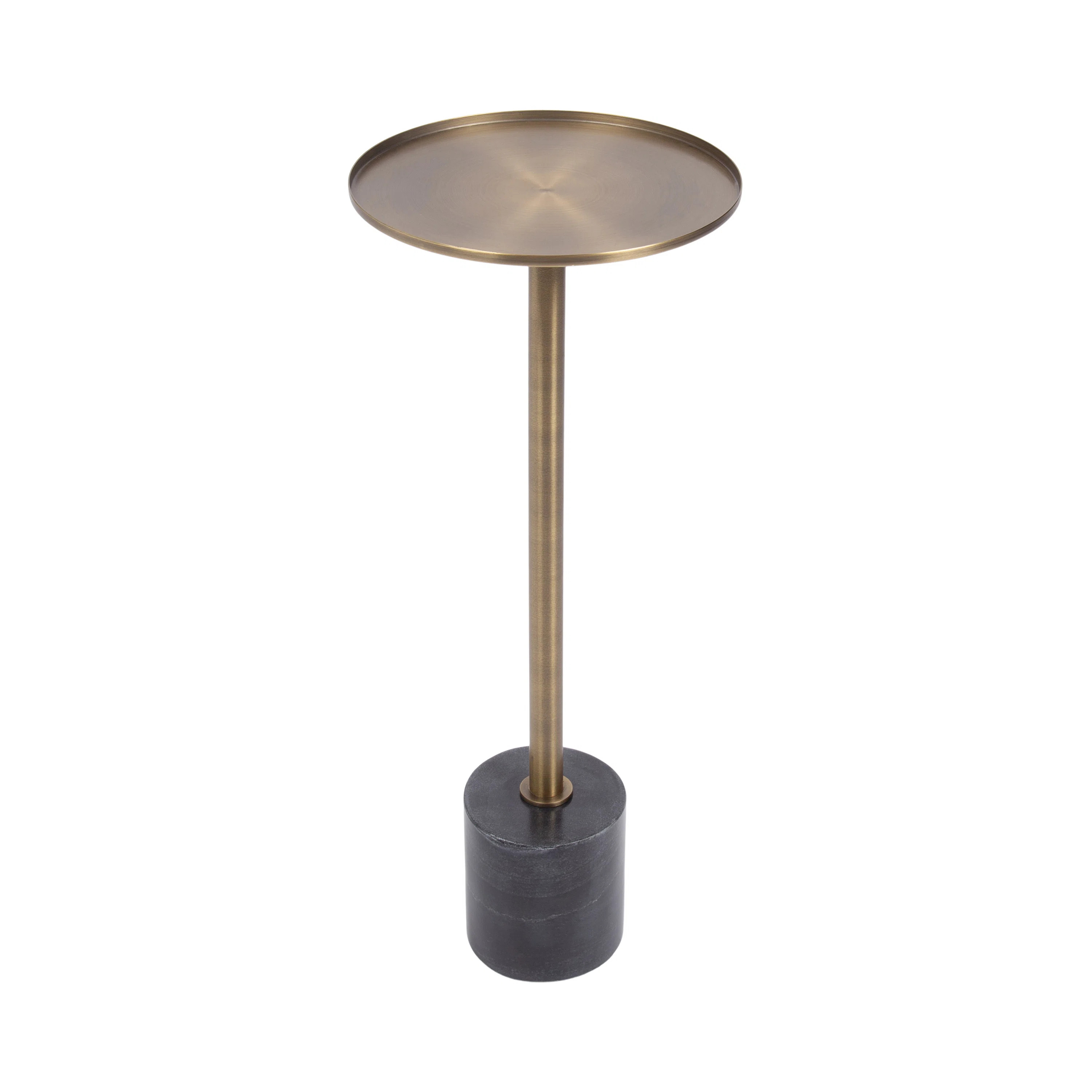 Vanora Modern Round Marble Drink Table | Wayfair North America