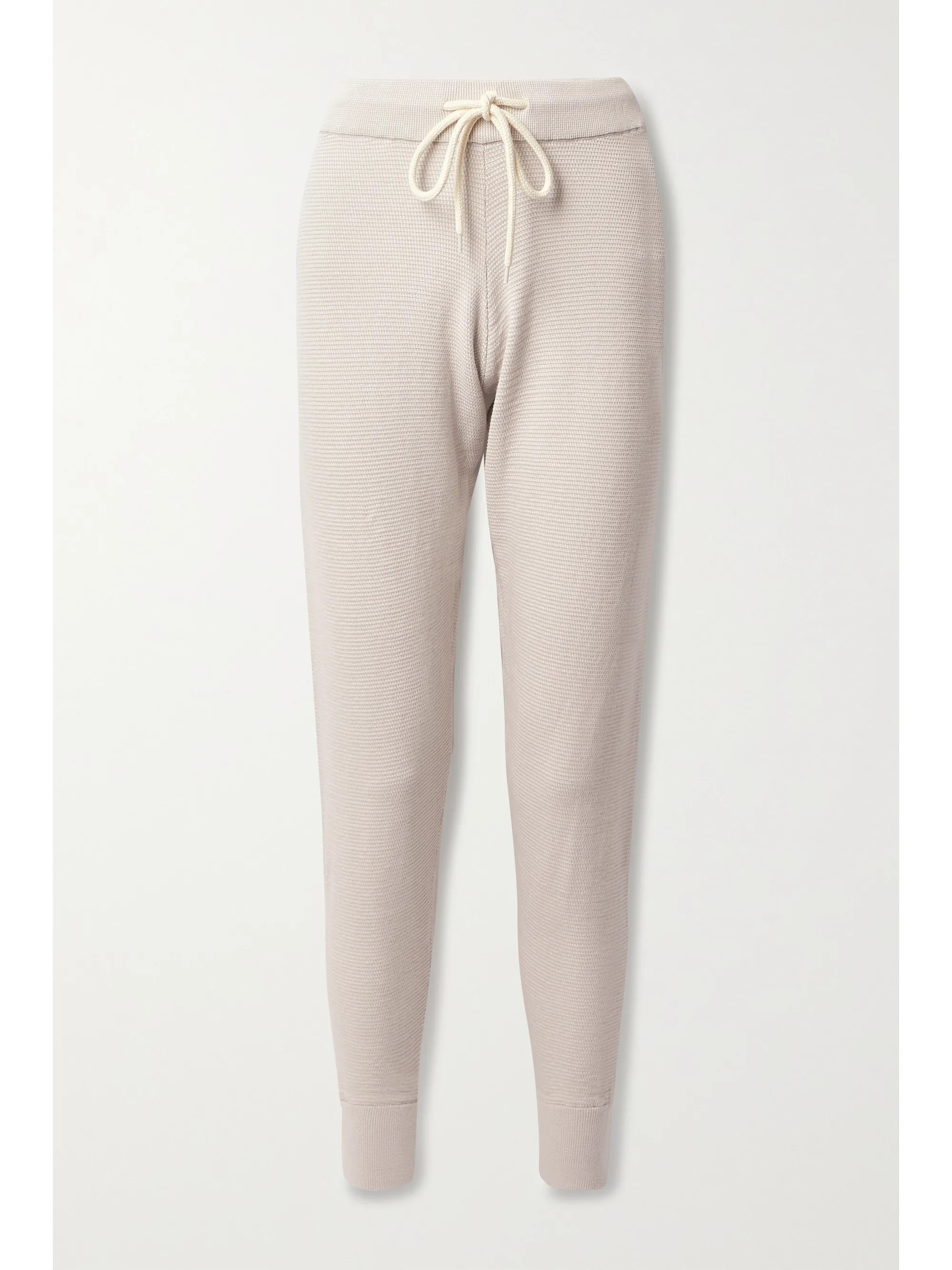 Light gray Alice 2.0 cotton track pants | Varley | NET-A-PORTER | NET-A-PORTER (US)