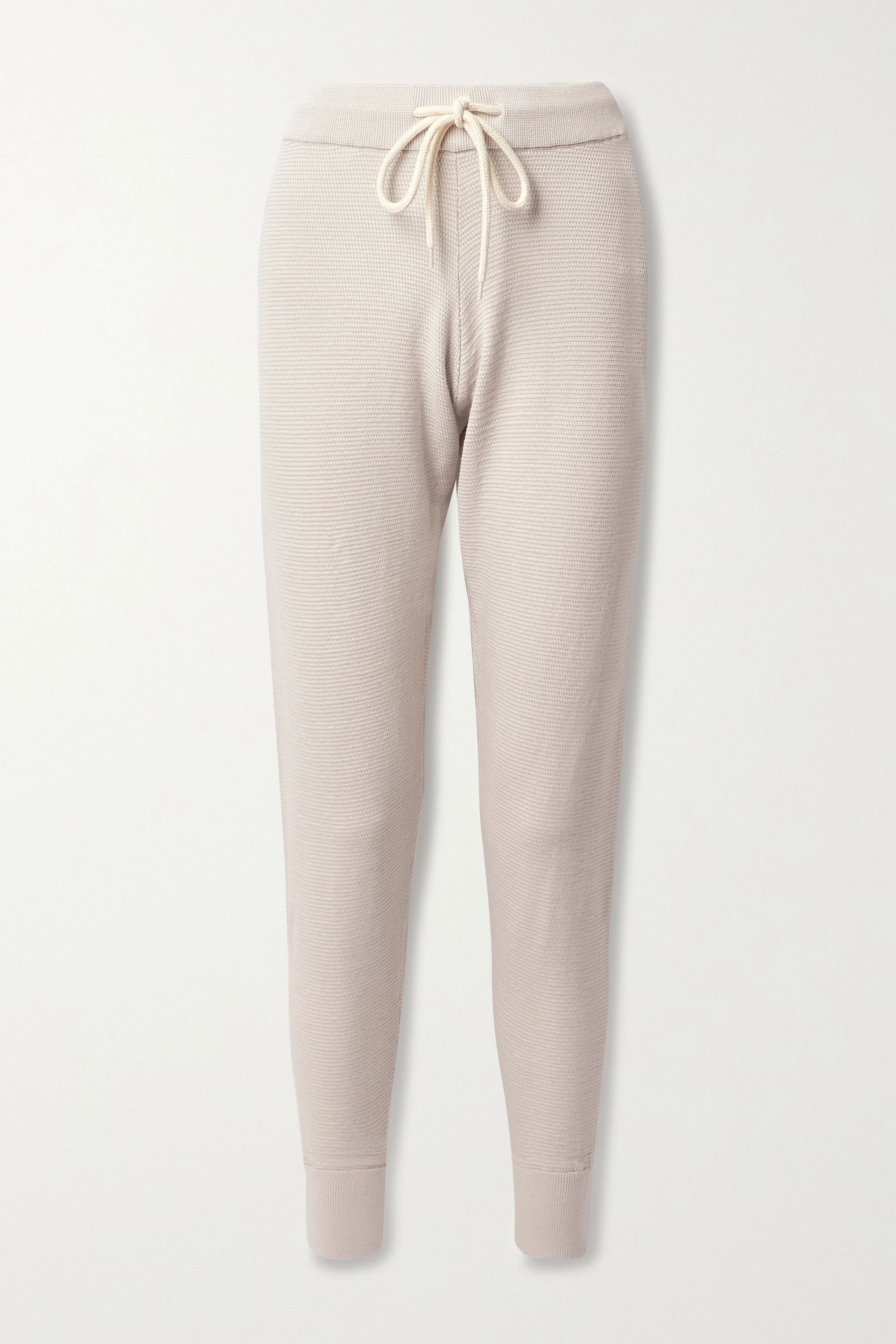 Light gray Alice 2.0 cotton track pants | Varley | NET-A-PORTER | NET-A-PORTER (US)