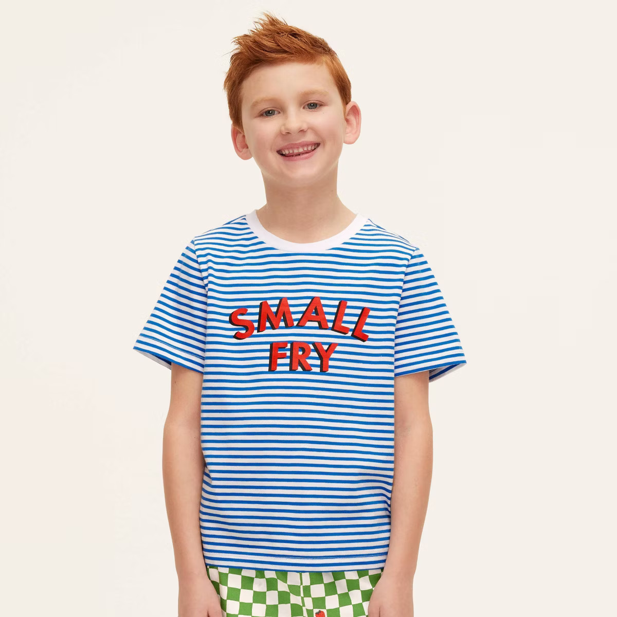Boys' Small Fry Stripe Short Sleeve Graphic T-Shirt - kate spade new york x Target Blue/White | Target