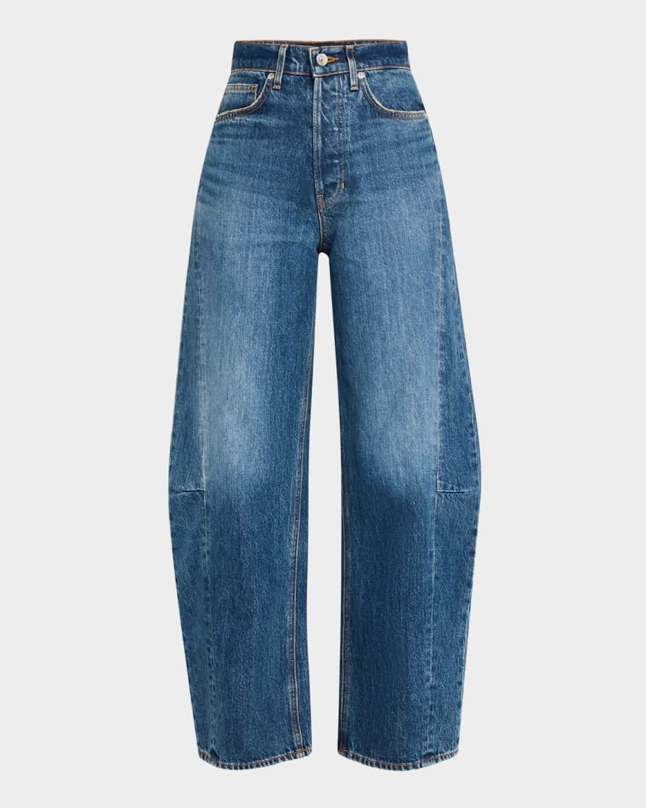 Ryder High-Rise Barrel Jeans | Neiman Marcus