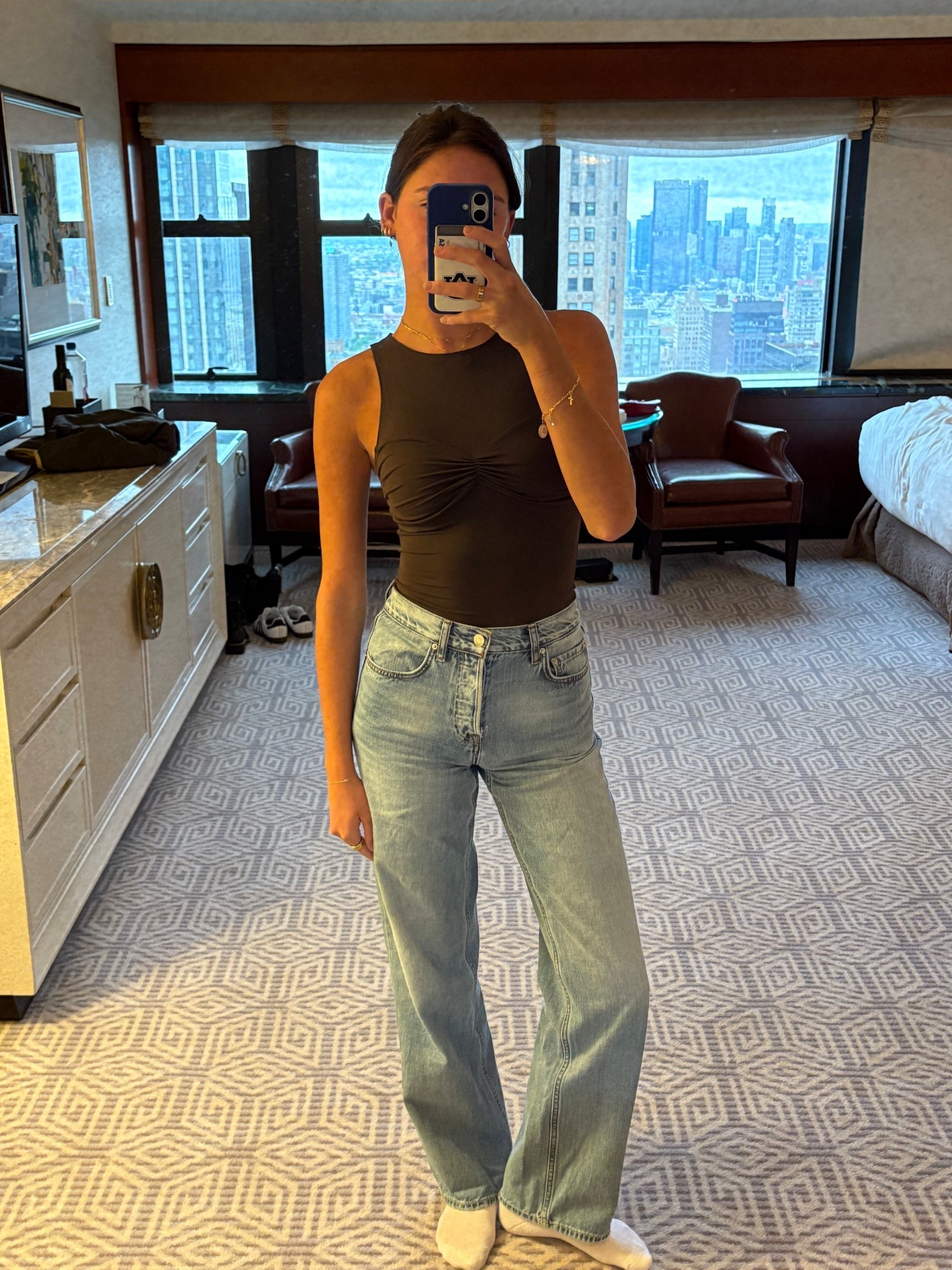 The color of the jeans are “Santa Monica"