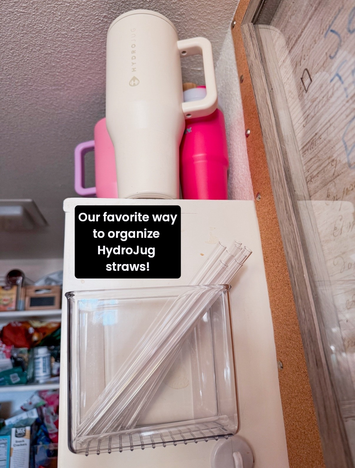 How we store our Hydrojug straws! We were so sick of losing them! 

#LTKFamily #LTKHome #LTKGiftGuide