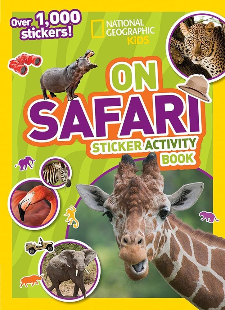 National Geographic Kids On Safari Sticker Activity Book: Over 1,000 Stickers! (NG Sticker Activi... | Amazon (US)