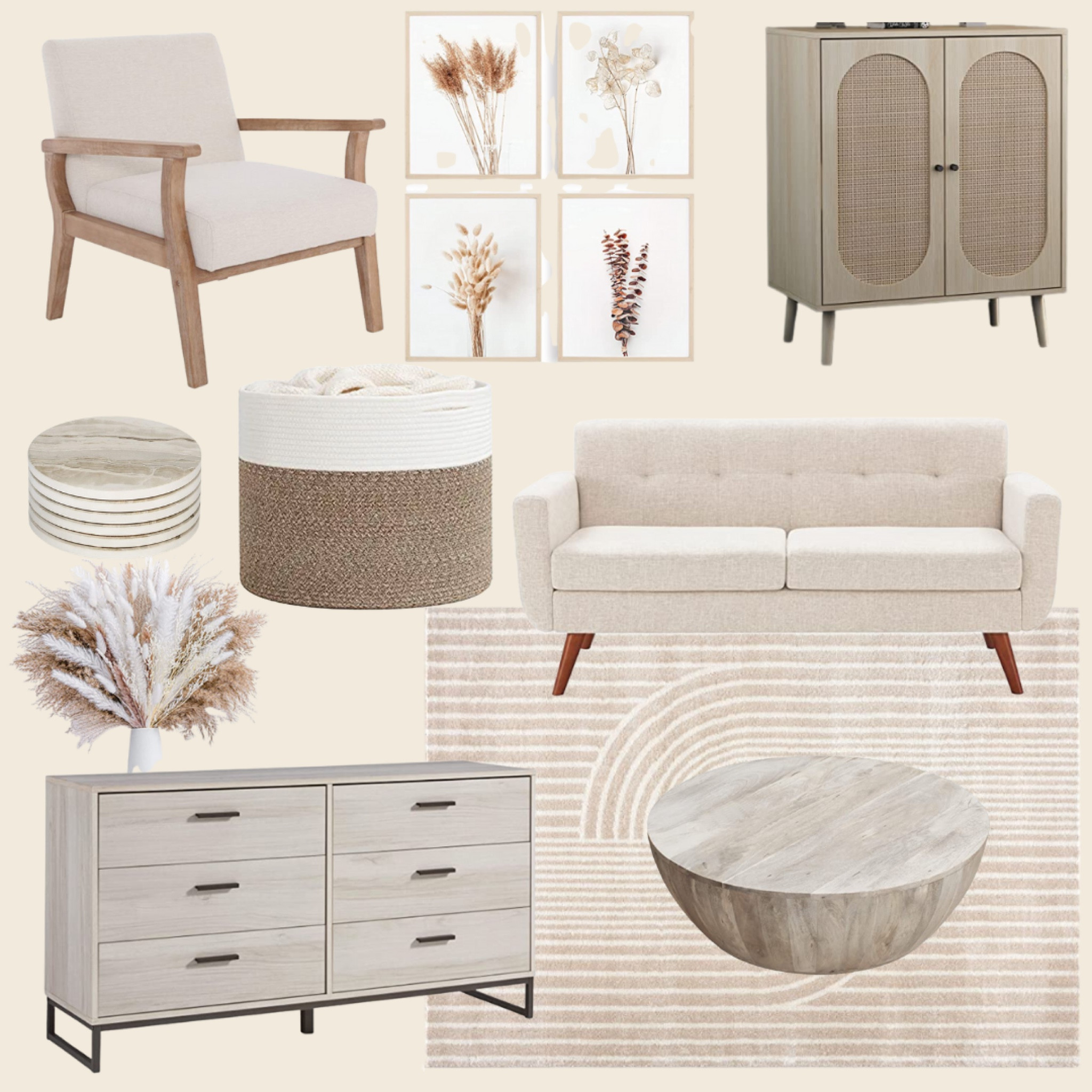 Amazon home neutral decor
Neutral furniture
Neutral home design
Modern home decor
Transitional home decor 
Neutral dresser 
Wood otherwise ample grass 
Rope basket 
Neutral arm chair 
Modern art work 

#LTKfindsunder100 #LTKsalealert #LTKhome