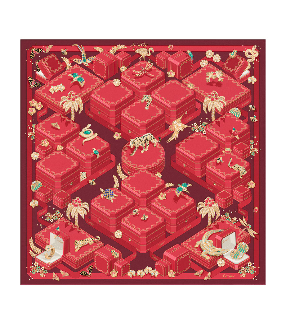 Silk Jewellery Boxes Scarf | Harrods