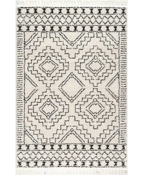 Diana Vasiliki Moroccan Tribal Ivory 7'10" x 10' Area Rug | Macys (US)