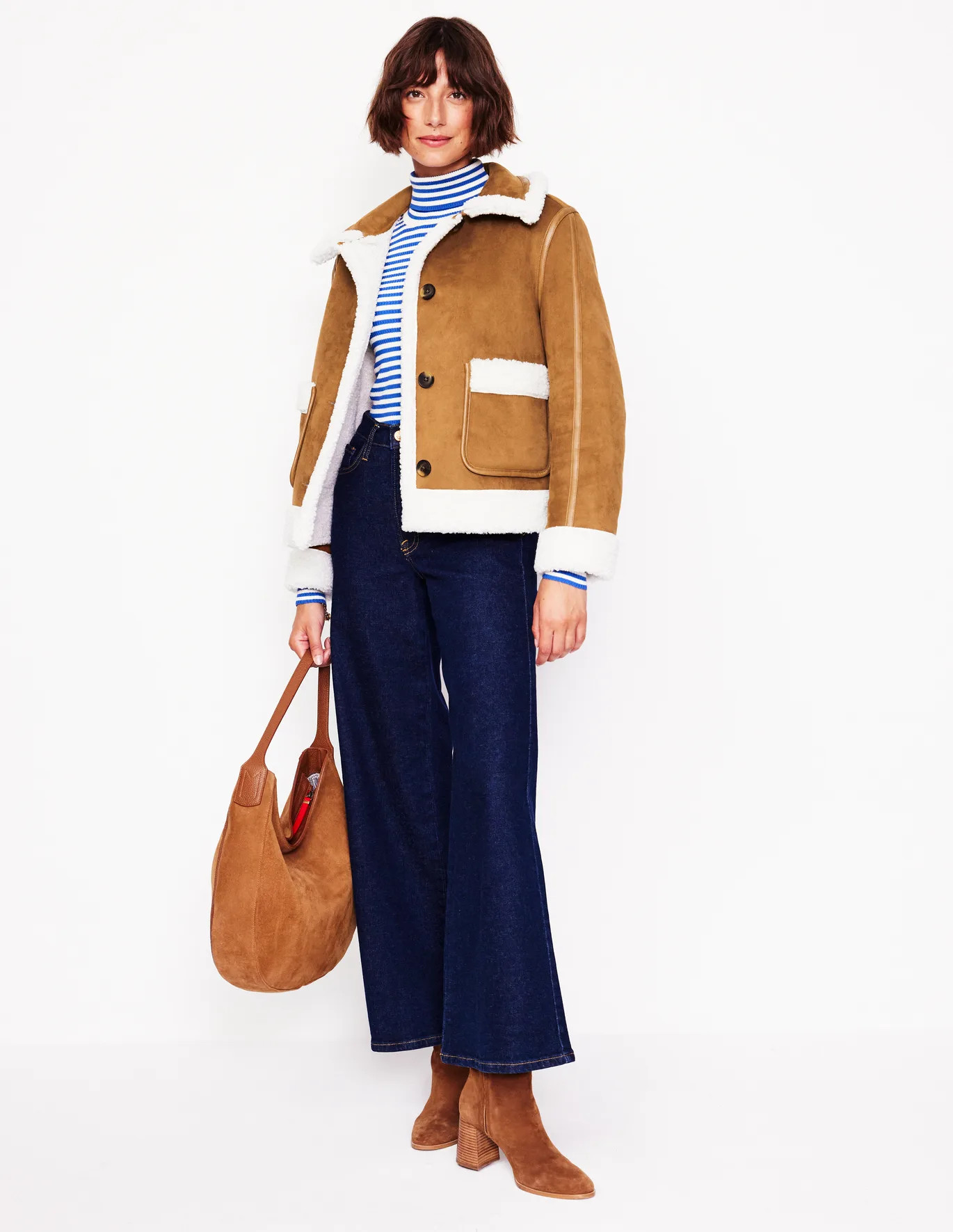 Faux Shearling Jacket | Boden (US)