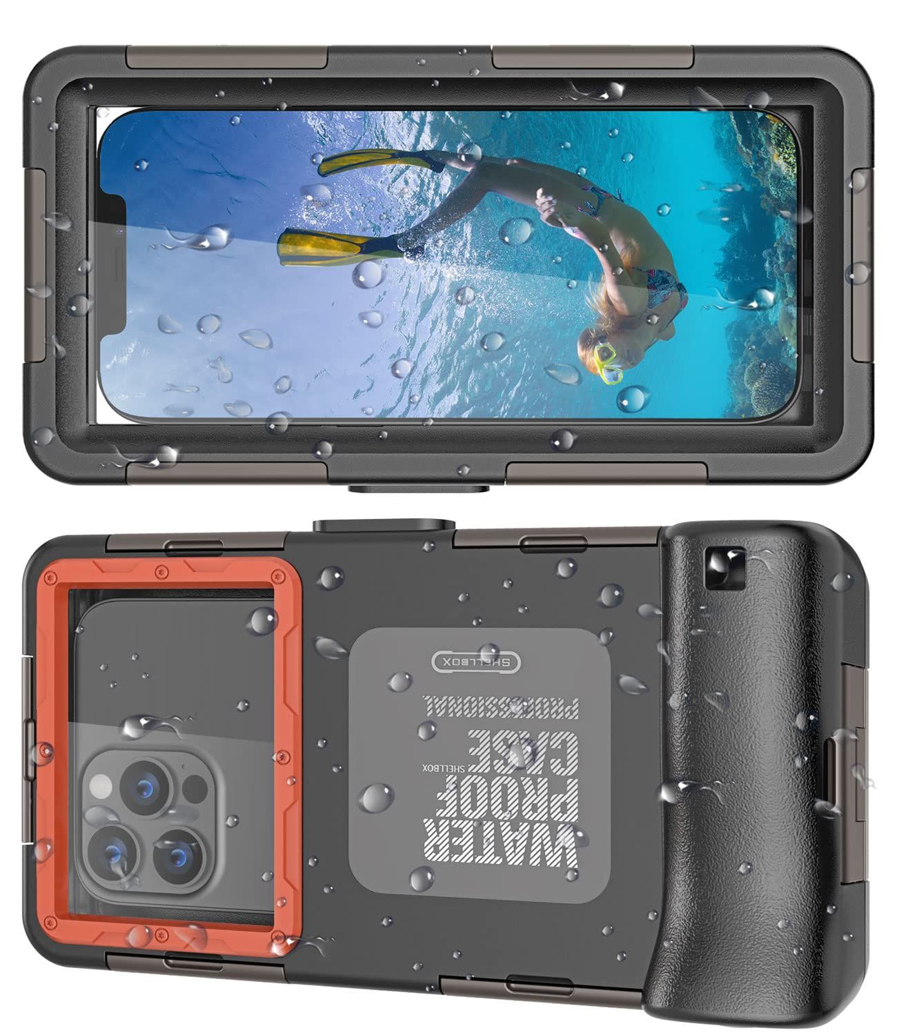 Diverbox for iPhone/Samsung Galaxy/Android Phone Case Waterproof Diving Box Underwater Snorkeling Ph | Amazon (US)