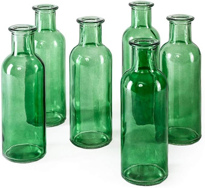Bud Vases, Apothecary Jars, Decorative Glass Bottles, Centerpiece for Wedding Reception, Elegant ... | Amazon (US)