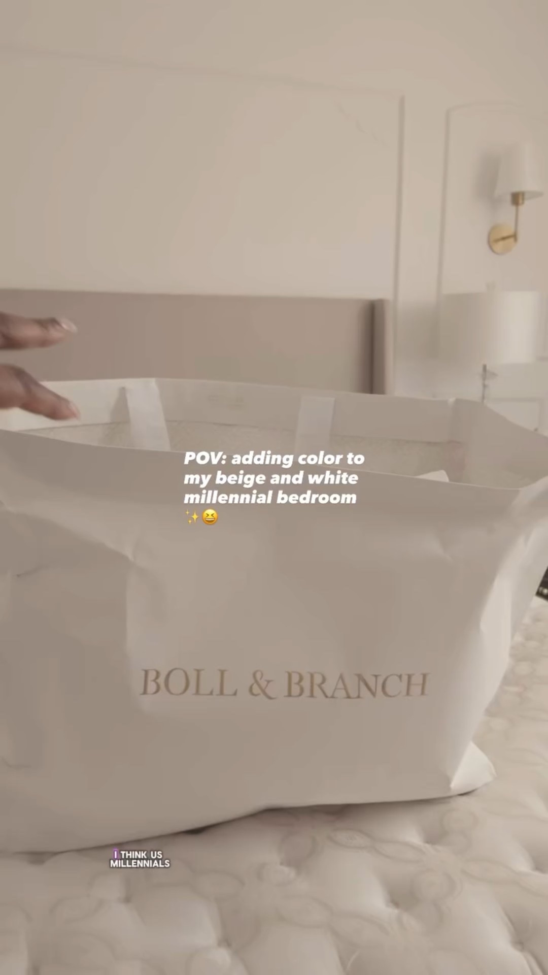 I fear… millennials were personally victimized by beige 😭🤍

For years I thought a calm home meant white walls, white bedding, white nightstands… and suddenly my whole apartment started feeling like unseasoned chicken.

So I’m experimenting with color in my NYC apartment slowly, thoughtfully, and a little nervously. The rug pulled more blue than I expected, the DIY nightstand test is giving “trust the process,” and I’m realizing adding warmth (tan, brown, dusty rose) feels more like me.

Maybe it’s age. Maybe it’s confidence. Maybe it’s finally letting my space have personality.

Should we turn this into a little “adding color to my millennial bedroom” series? Part 2 is loading 🤎

SHOP the Reel on LTK or ShopMy 
@parachutehome Robe
@emuaustralia Slippers
@wayfair Bed
@bollandbranch Sheet Set + Blanket
@brooklinen Pillows

#nycapartment #millennialhome #bedroomrefresh