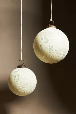 Frosted Ball Ornament | Anthropologie (US)