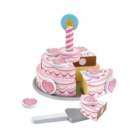 Melissa and Doug Triple-Layer Party Cake Wooden Play FoodAverage rating:4.7568out of5stars, based... | Walmart (US)