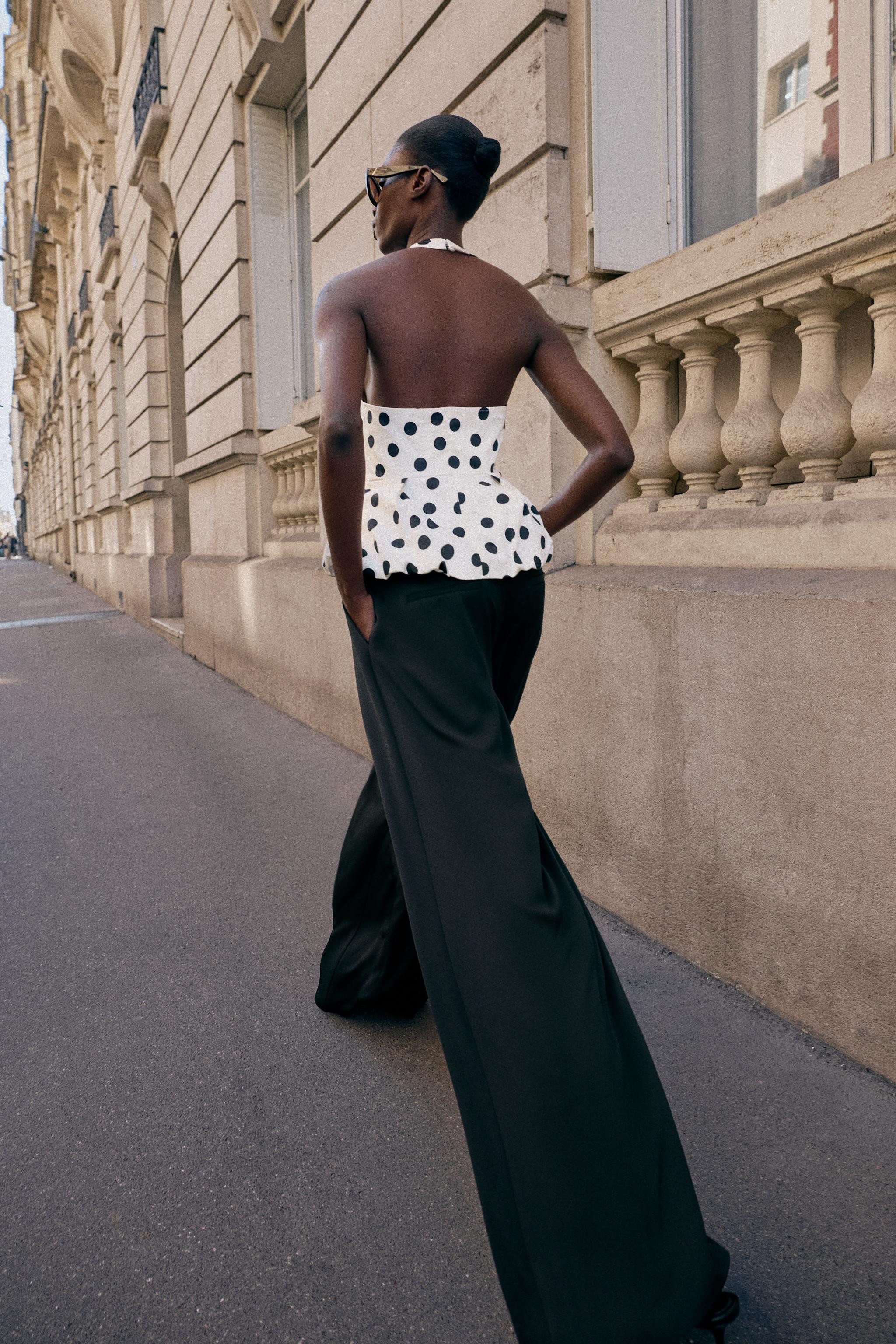 BALLON-TOP MIT TUPFEN | Zara DE