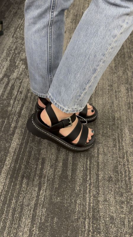 Black sandals, look for less, target shoes, platform sandal

#LTKShoeCrush #LTKStyleTip #LTKSaleAlert