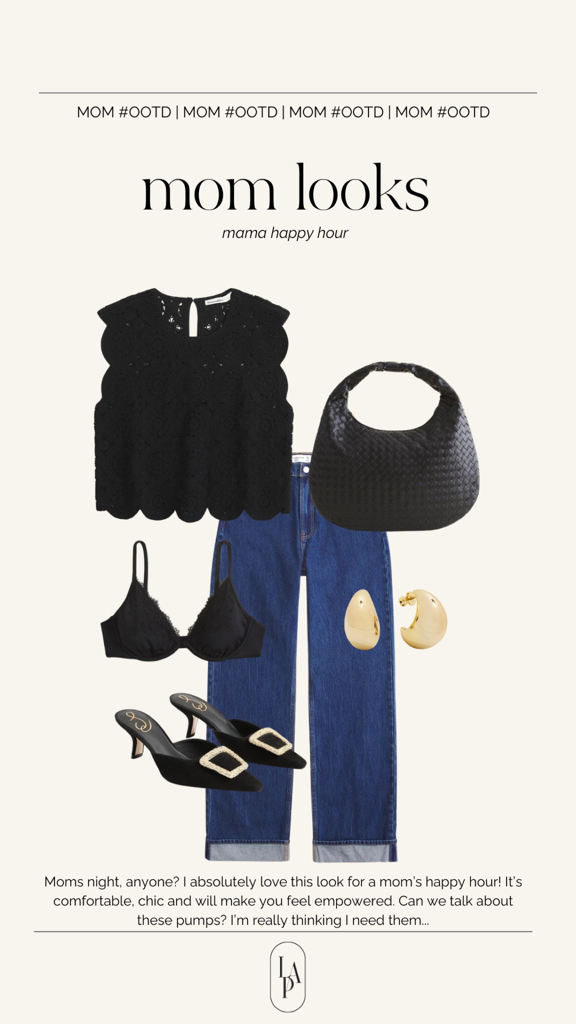 Mom outfit idea for happy hour or dinner 

#LTKfindsunder50 #LTKfindsunder100 #LTKstyletip