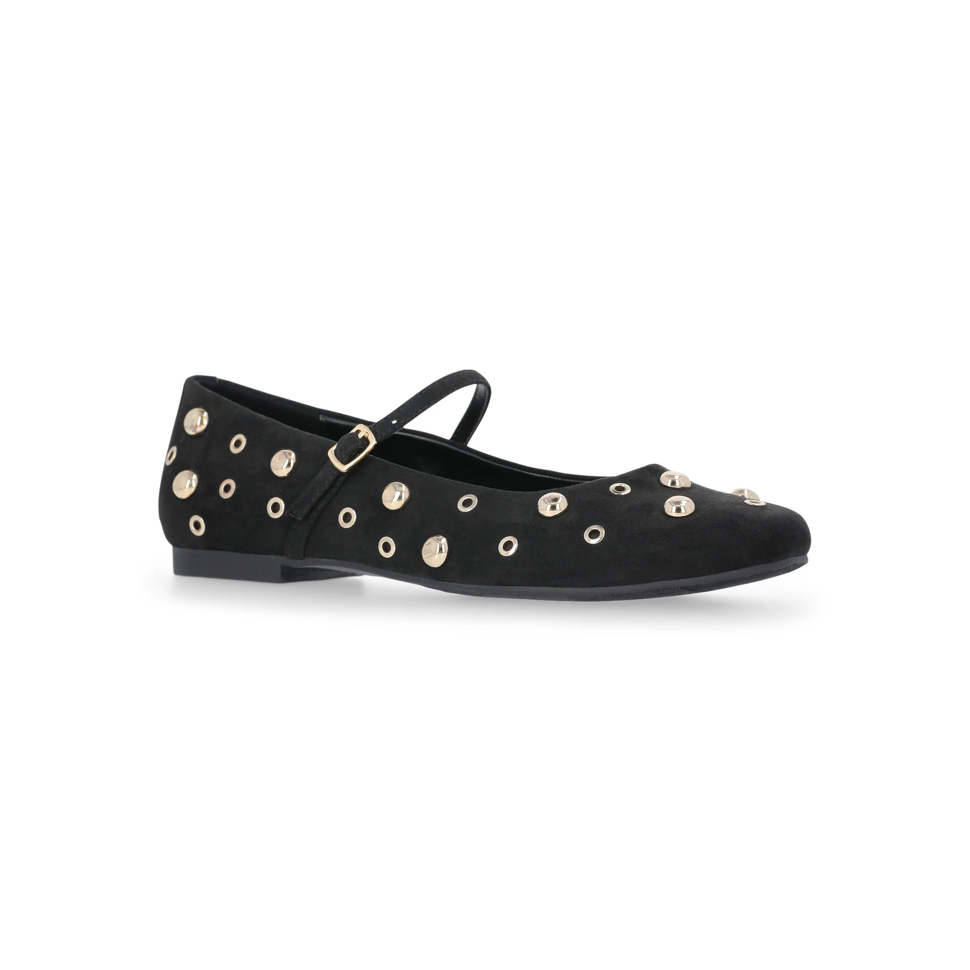 Time and Tru Women's Studded Mary Jane Flats | Walmart (US)