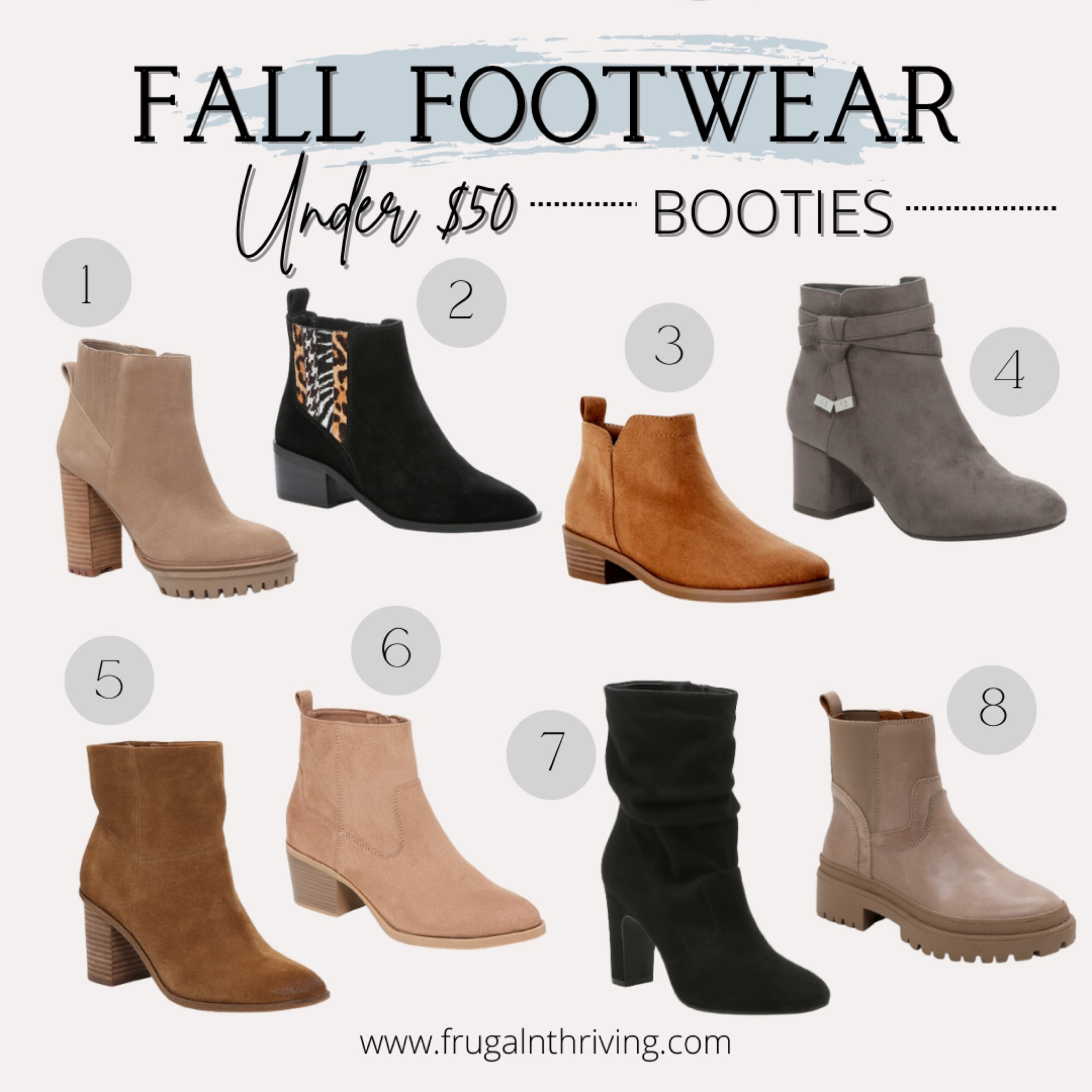 Fall booties under $50!!

#LTKSeasonal #LTKunder50 #LTKshoecrush