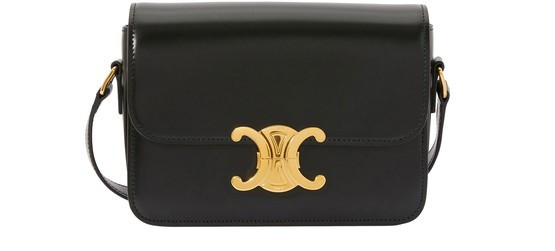 Teen Triomphe Bag in Shiny Calfskin - CELINE | 24S (APAC/EU)