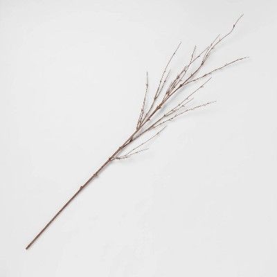 53" Artificial Glitter Birch Stem - Threshold™ | Target