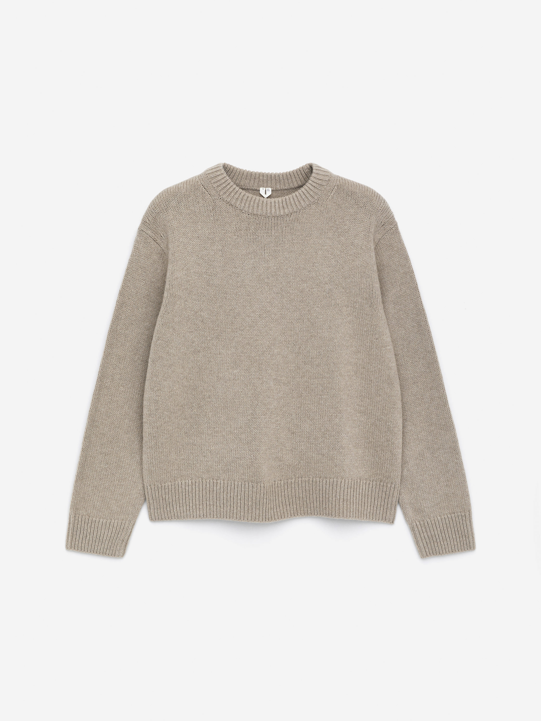 Heavy Knit Wool Jumper – Beige Melange – Men – ARKET GB | Arket UK