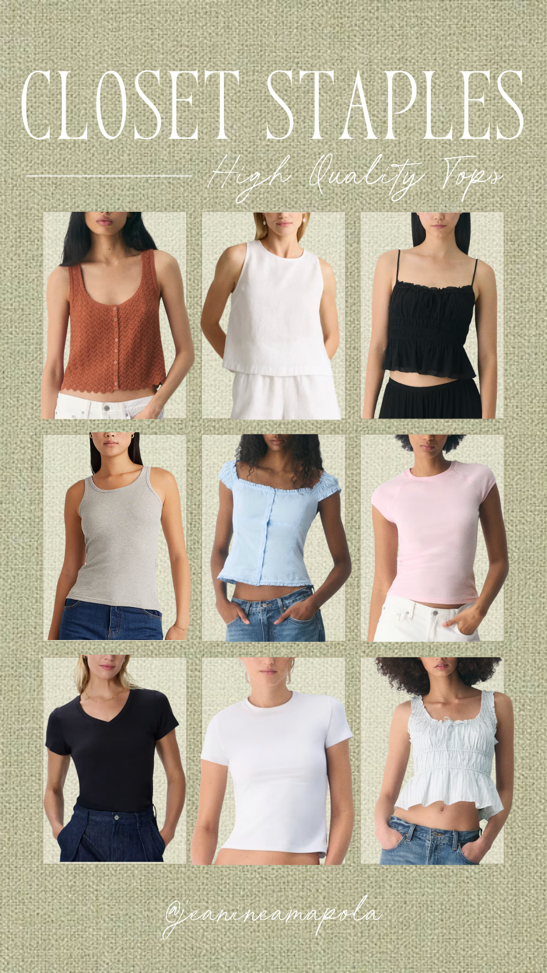 Closet staples: my fave high quality tops (100% organic cotton / linen) for everyday style 

 #LTKdayinmylife