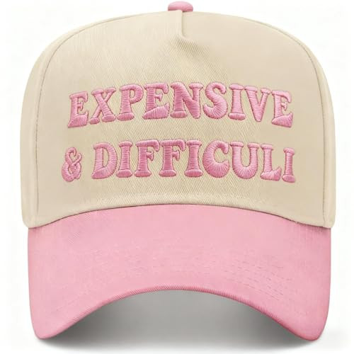 Unkamaty Funny Trucker Hat Expensive & Difficul-Embroidery Funny Hats Baseball Cap for Women Adjustable | Amazon (US)