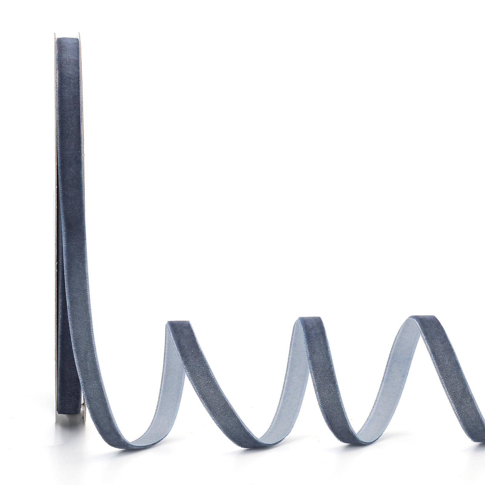 Dark Dusty Blue Velvet Ribbon 3/8 Inch x 20Yd,Great for Gift Wrapping,Hair Bows,Christmas,Wedding... | Amazon (US)