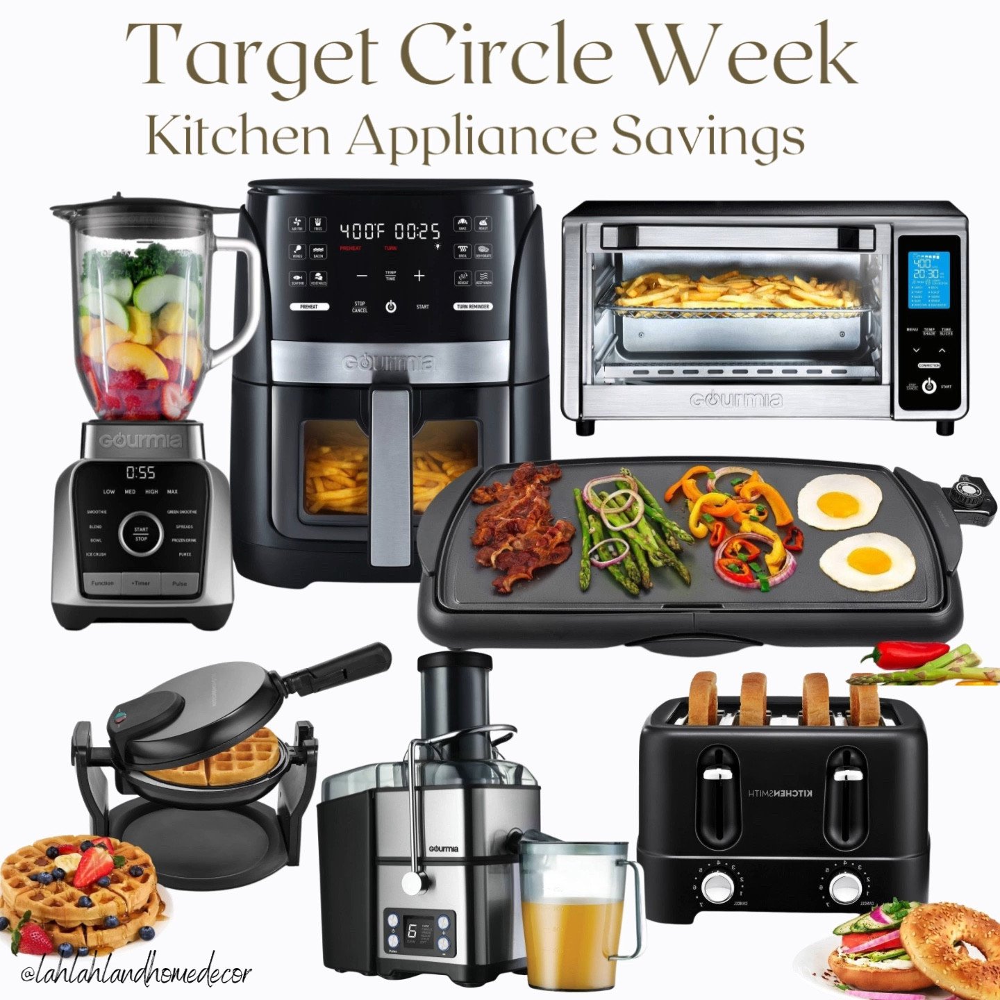 Save up to 40% off on Kitchen appliances this week during Target Circle week! toaster | air fryer | waffle maker | blender | juicer @target #targetcircleweek | #targethome 

#LTKSaleAlert #LTKFindsUnder50 #LTKHome