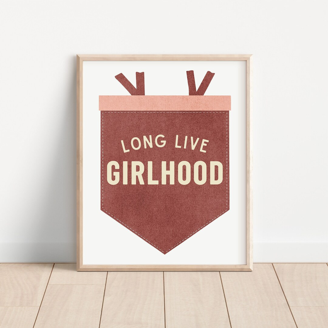 Long Live Girlhood, Digital Download, Boy Boho Decor, Nursery Wall Art, Neutral Boy Wall Art, Pen... | Etsy (US)