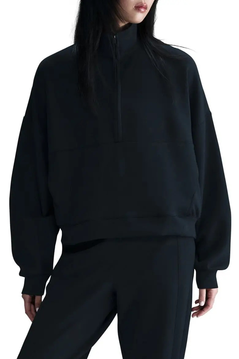 24.7 ImpossiblySoft Dri-FIT Oversize Half Zip Top (Women) | Nordstrom | Nordstrom