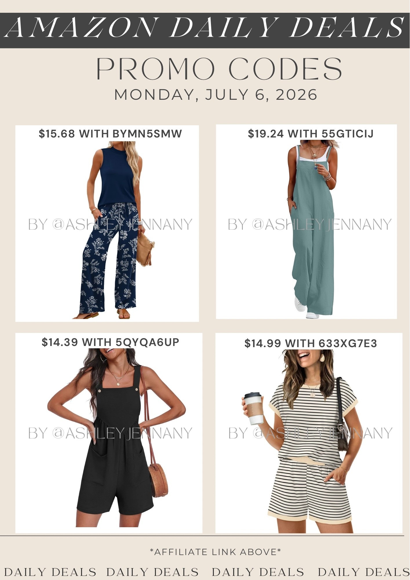 Amazon deals

#LTKSaleAlert #LTKMidsize #LTKootd