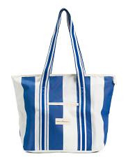 Striped Crew Mediterranean Beach Bag | TJ Maxx