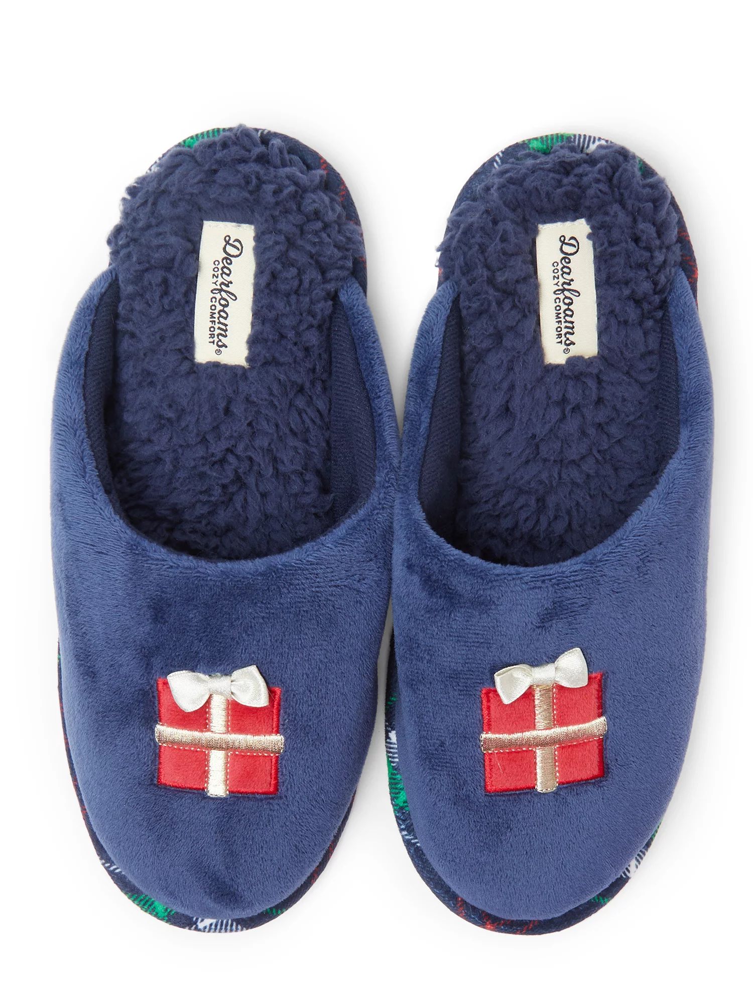 Dearfoams Cozy Comfort Holiday Slippers (Women's) | Walmart (US)