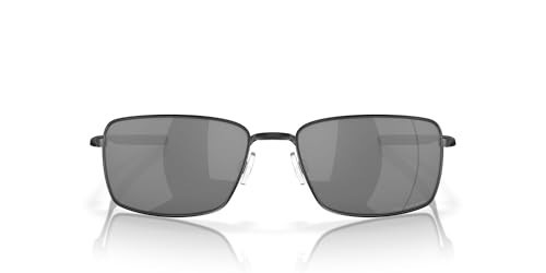 Oakley Sunglasses for Men - OO4075 Square Wire Rectangular Polarized Sunglasses PRIZM Lenses - Matte Black/Black Iridium Polarized - Size 60 | Amazon (US)