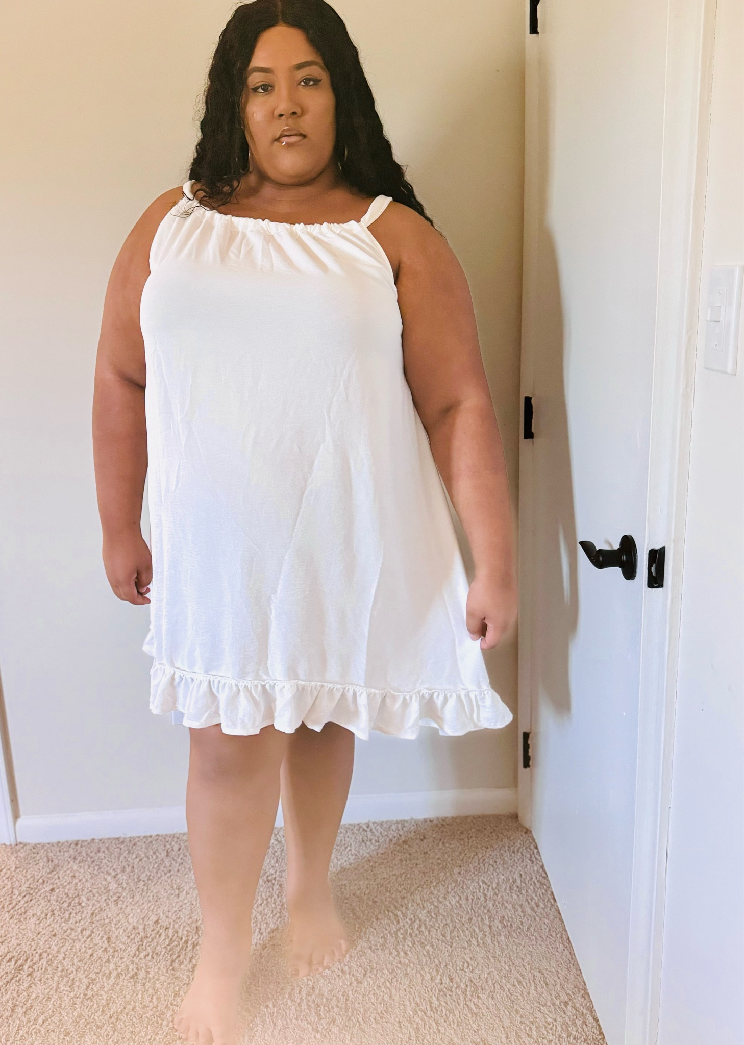 Angelic 😇🤍 #allwhite #purewhite #coverup #bathingsuitcoverup #swimsuitcoverup My #Shein code is: kippurahQ1

#LTKplussize #LTKswim #LTKtravel