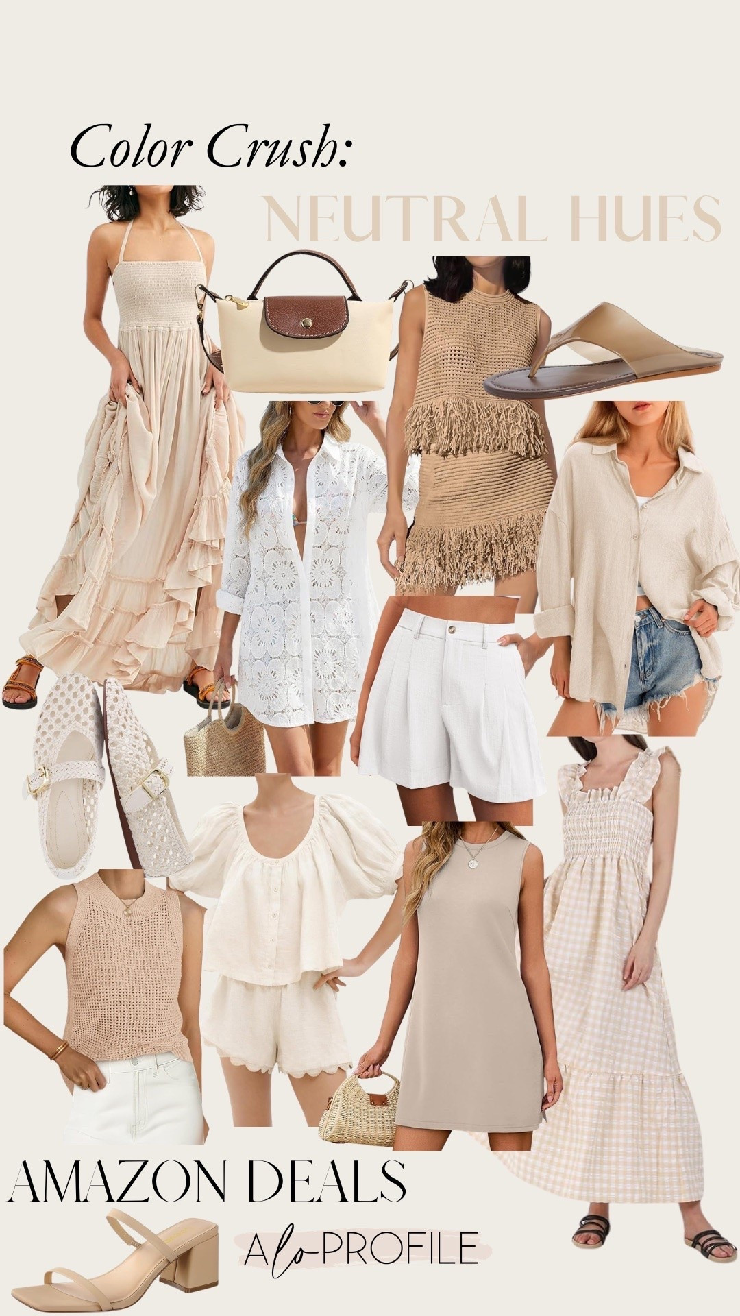 Amazon Summer Color Crush : Neutral Hues // Amazon fashion, summer fashion, summer outfit, vacation outfit, trending summer colors, summer style, vacay style, vacay outfit, summer outfit inspo