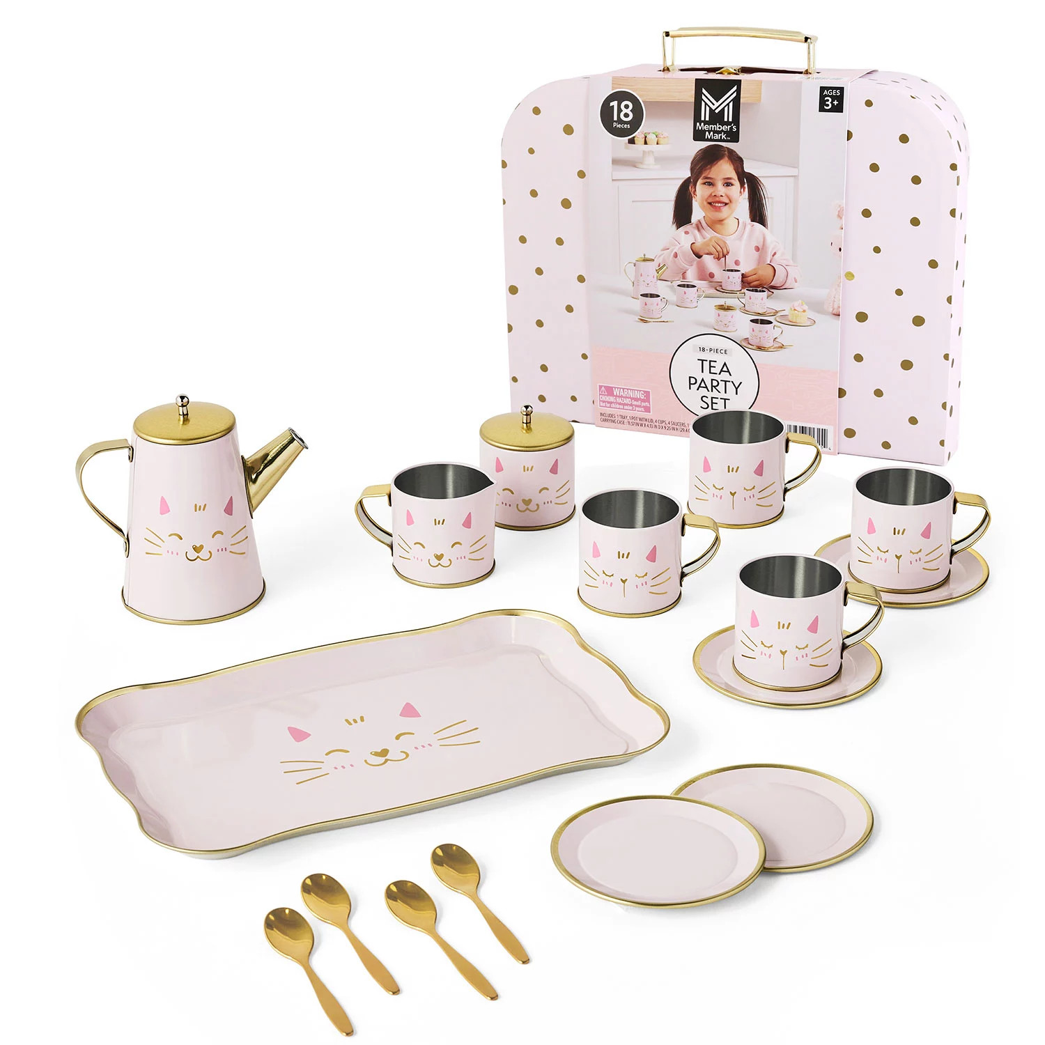 Member's Mark Tea Party Set, 18 pcs. | Sam's Club